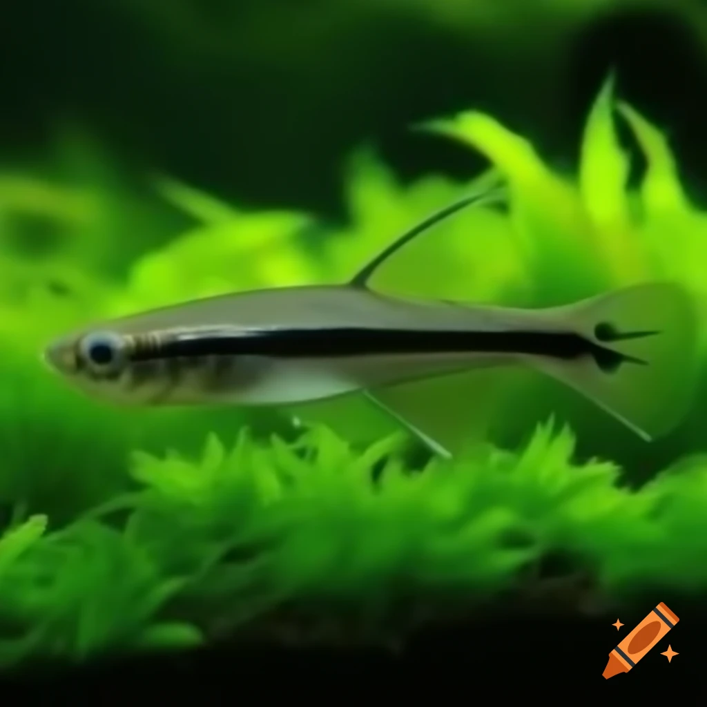 Aquatic scene featuring fish growth in a vibrant environment