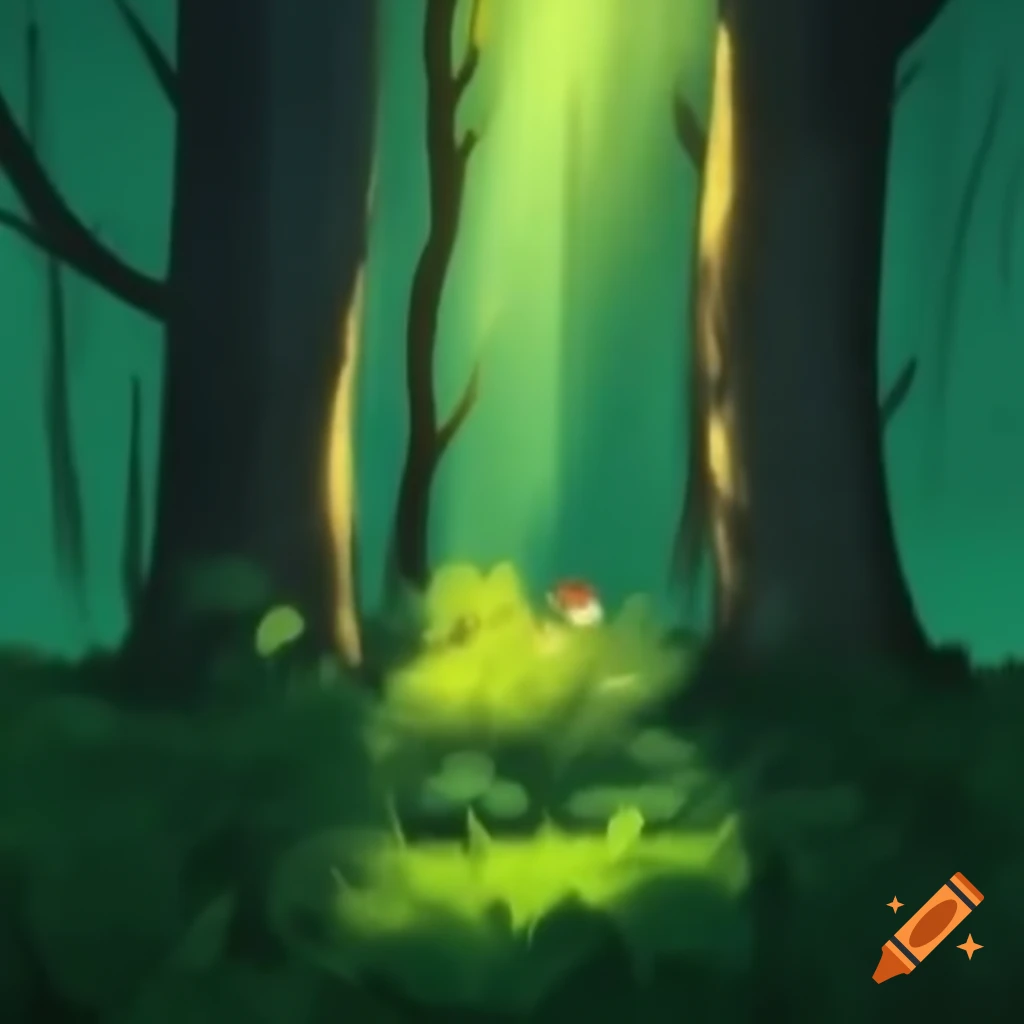 Story about a little bug living in a big green forest