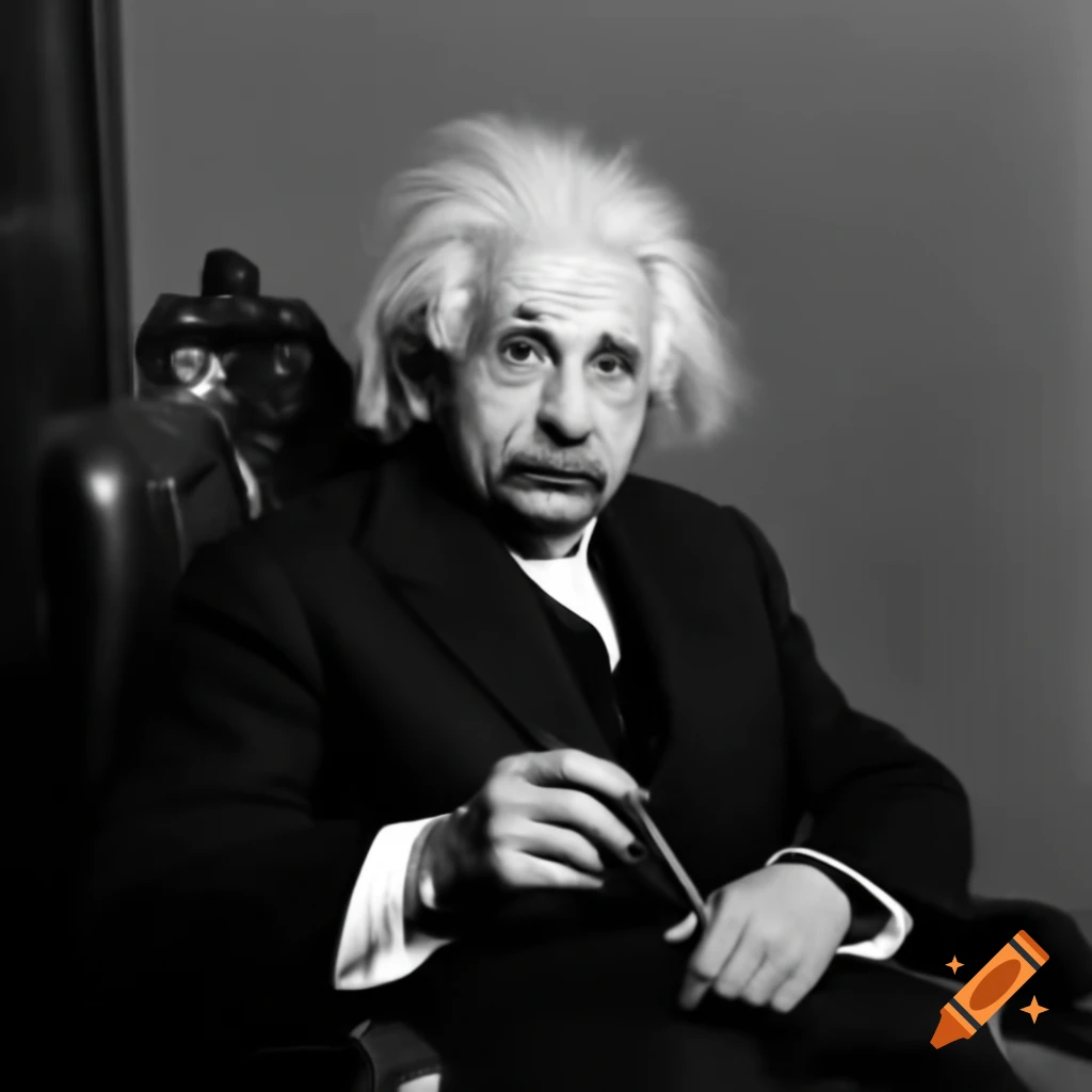 Albert Einstein making a wise statement
