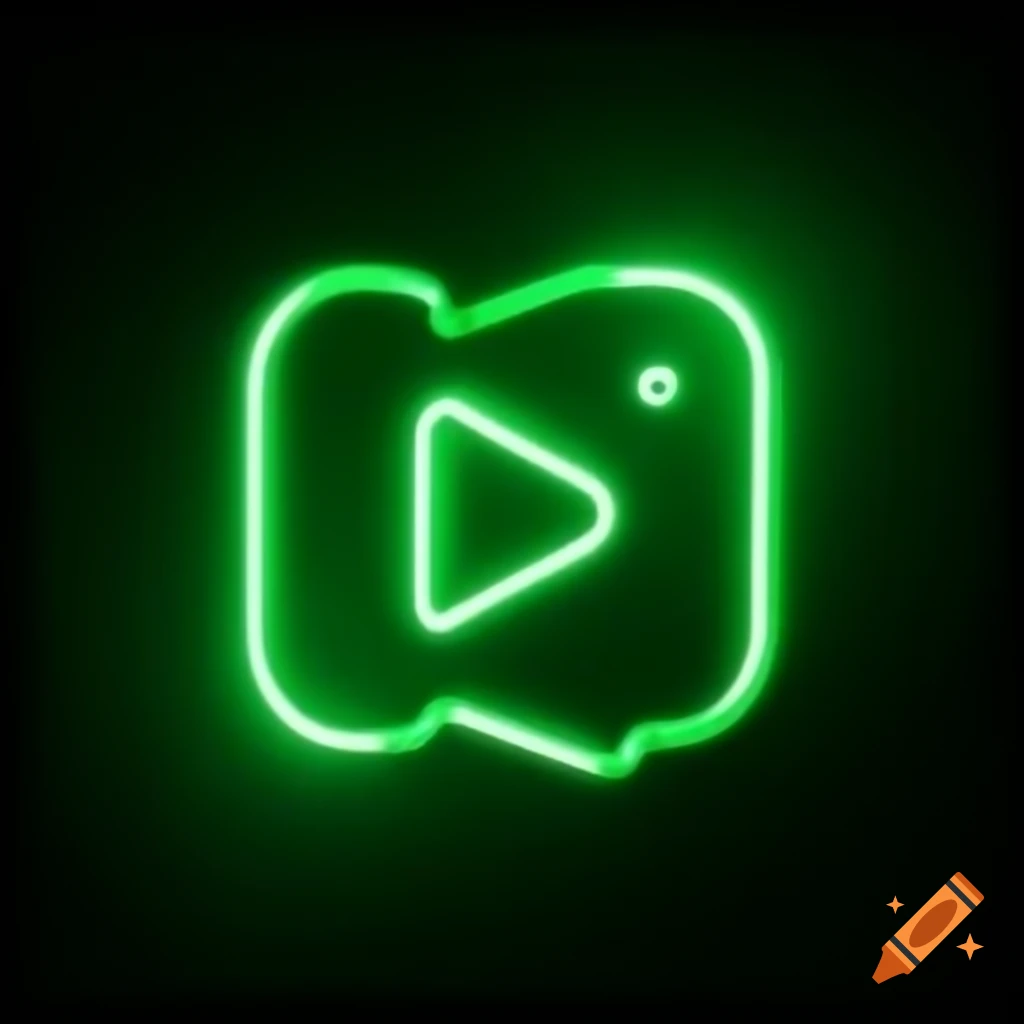 Internet media logo featuring letter 'I' in green neon with YouTube integration