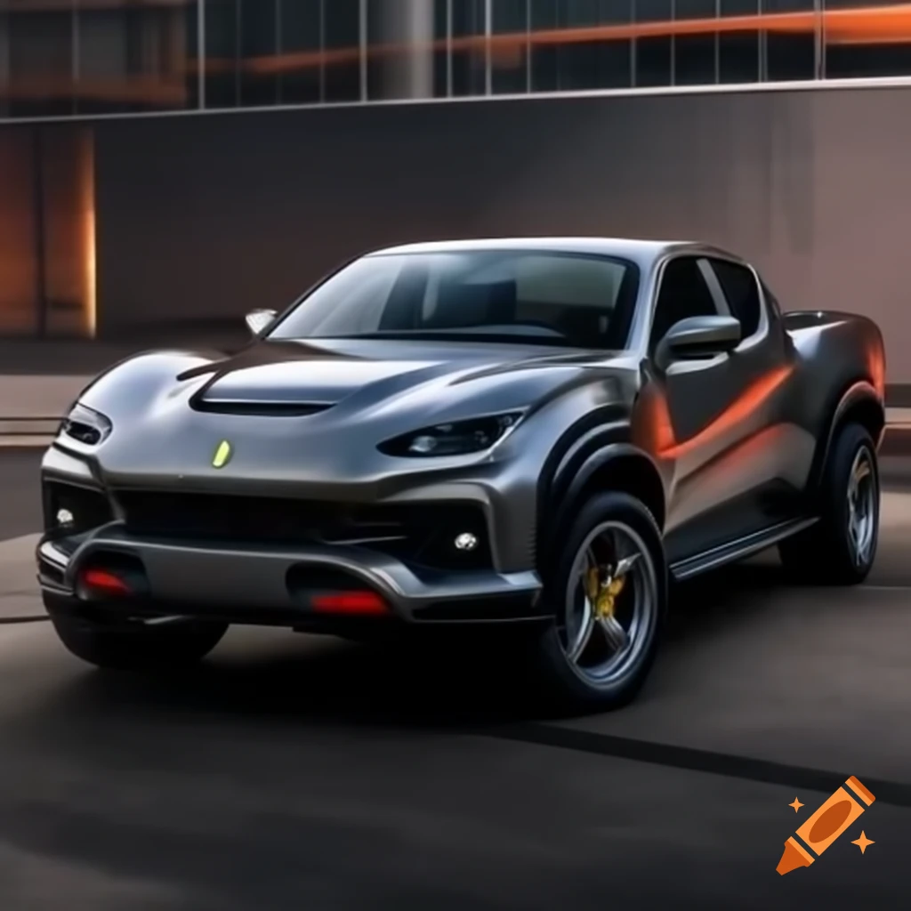 Ferrari hypertruck showcasing innovative design