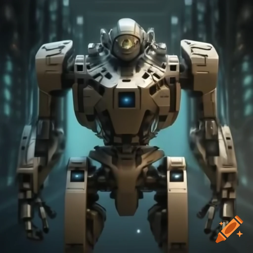 Conceptual image of artificial intelligence robots representing the future