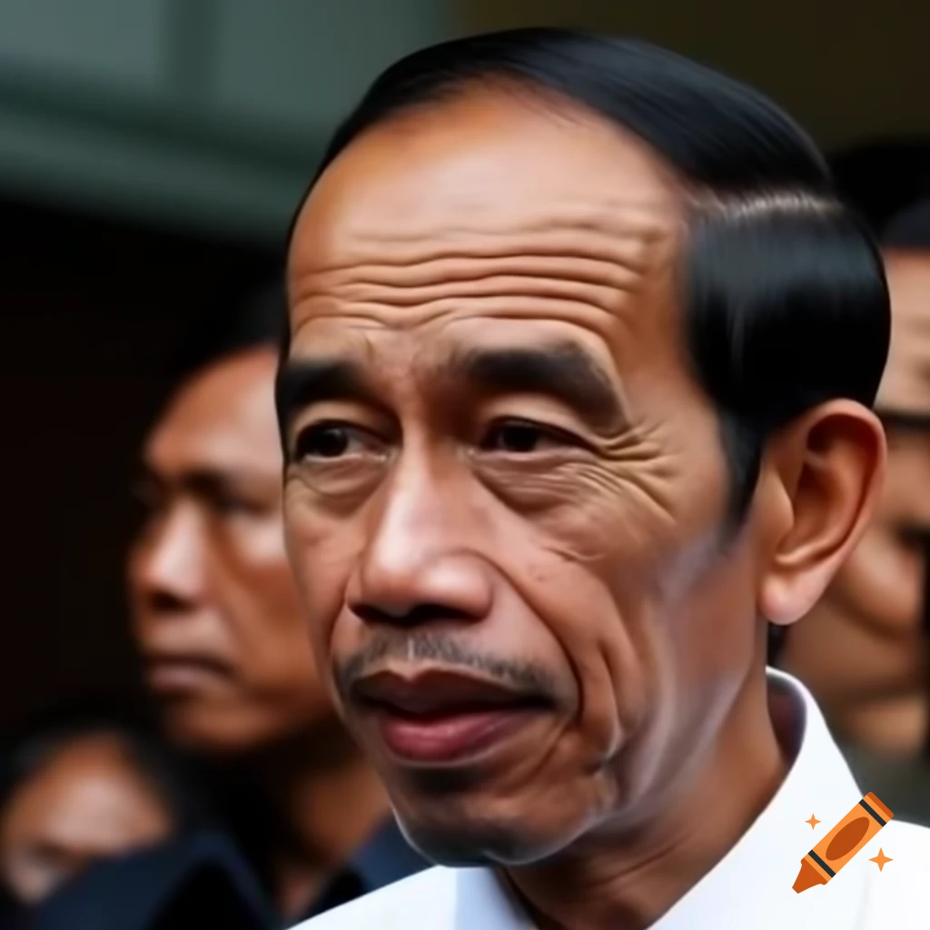 Joko Widodo speaking before a crowd