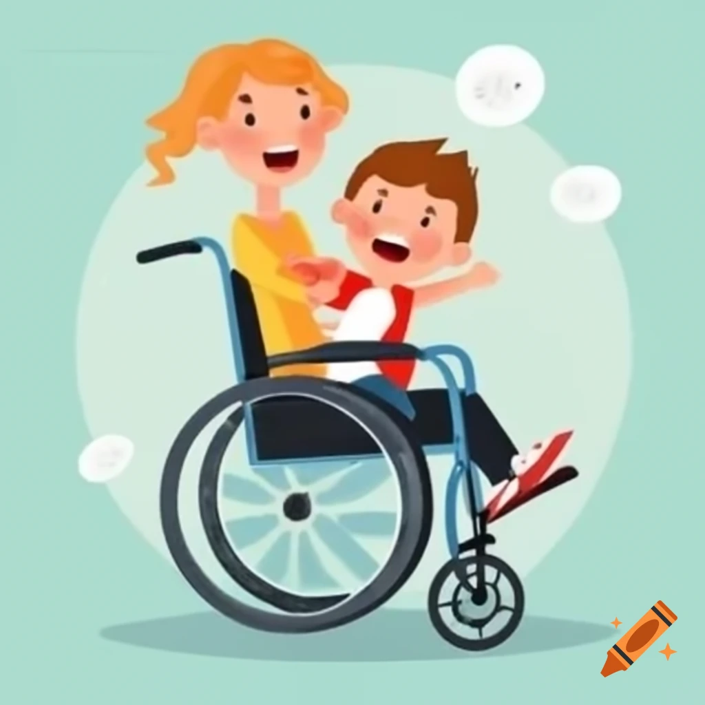 Disabled kids enjoying fun activities together
