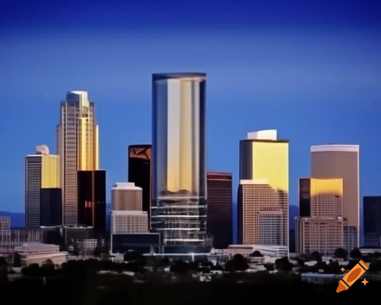 Close up of Murrieta California towering skyline
