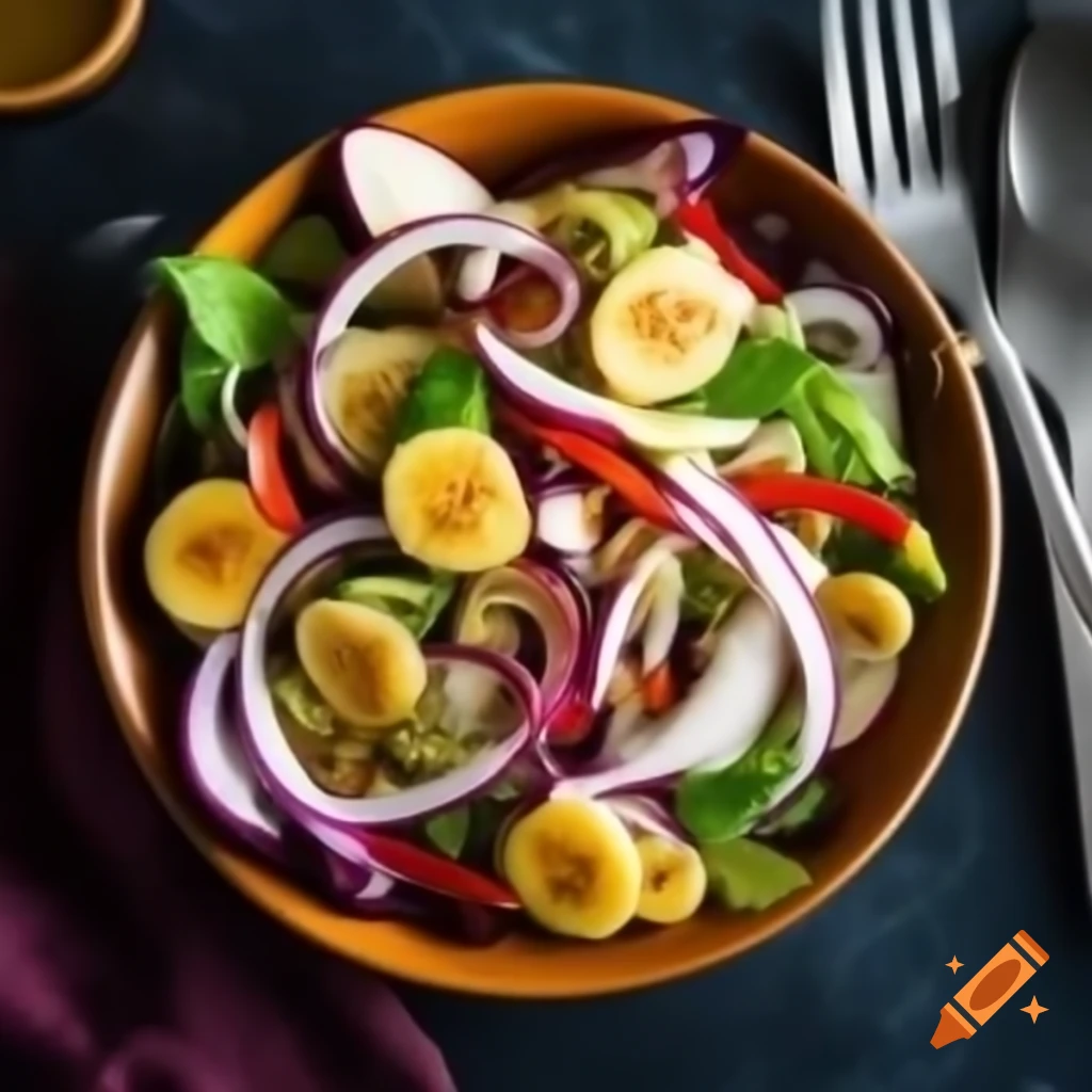 Fresh vegetable salad with spinach, nopales, carrots, beets, onions, bell peppers, cilantro, and lettuce dressed with olive oil and lemon