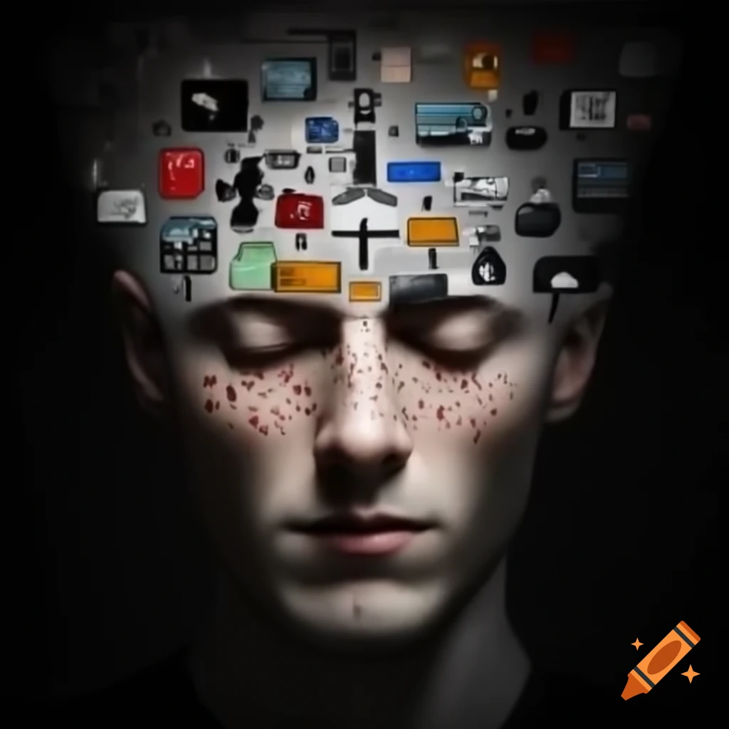 Illustration of man's head with 5 unconscious bias blind spots listed