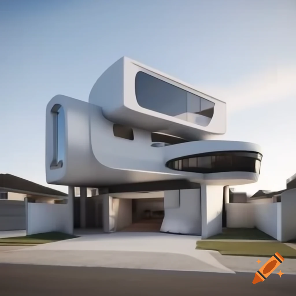 Futuristic home design featuring advanced electronics