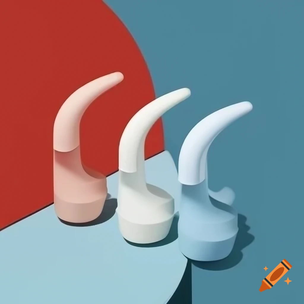 Bionic nose picker product in red, white, and blue colors