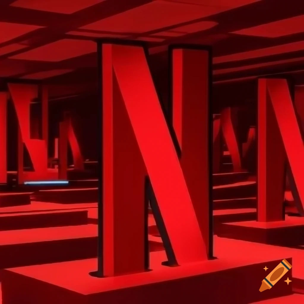 Redesigned Netflix logo within a TV composition, expressing feelings about content