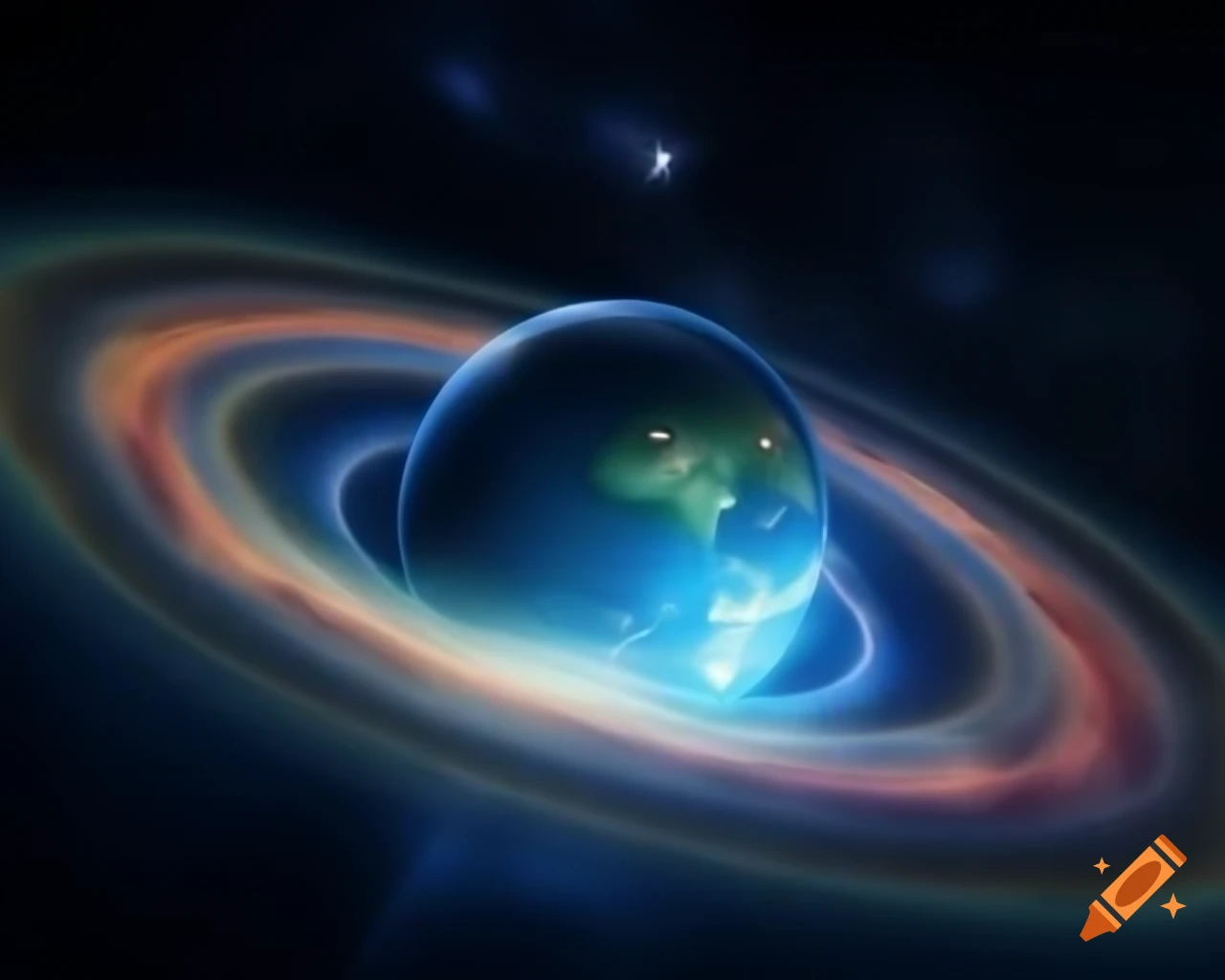 Hyperrealistic 3D render exploring the scientific universe on Craiyon