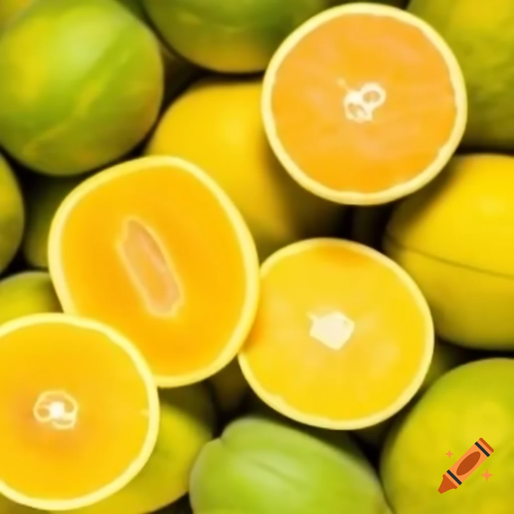 Variety of fresh fruits arranged beautifully