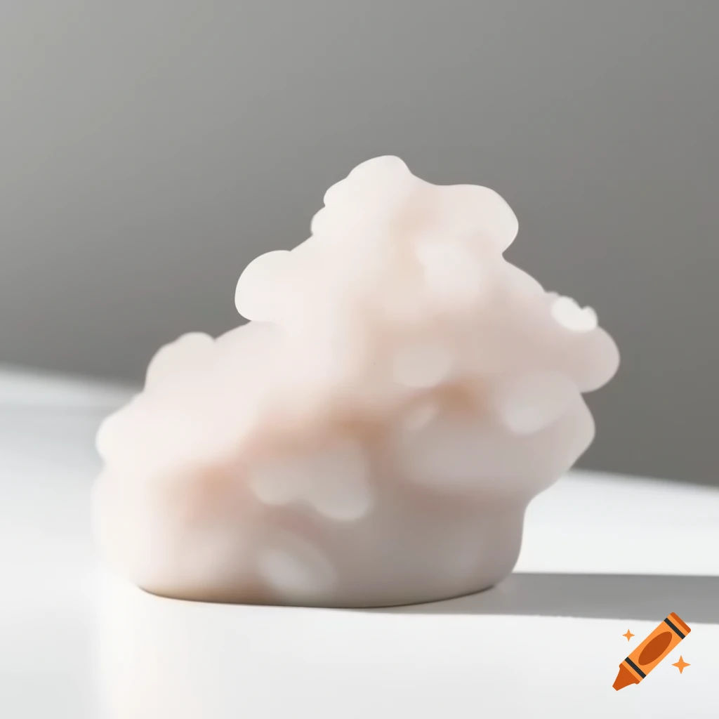 Ceramic salt crystals featuring jade Chinese dragon against white background