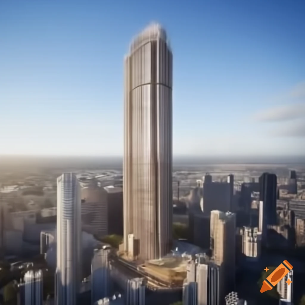 Four tower apartment buildings showcasing modern architecture