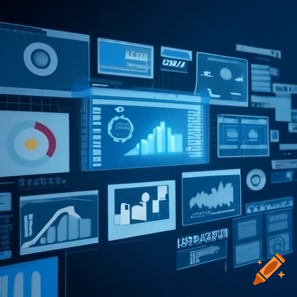 Grafana-style software dashboard displaying performance metrics