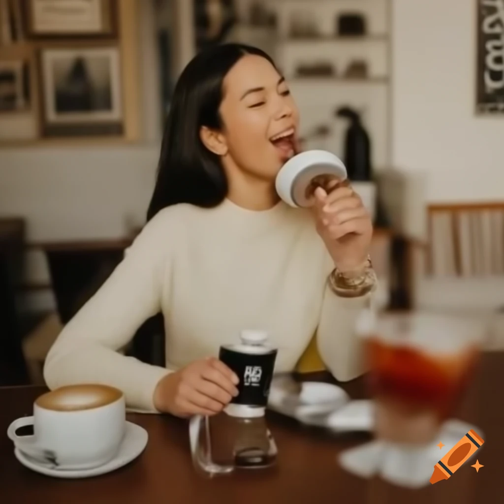 Morning routine with coffee