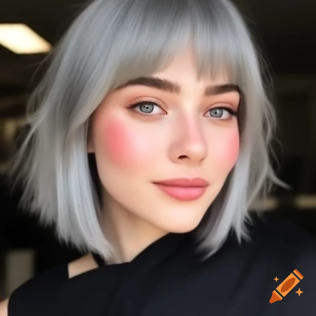 young-woman-with-pale-skin-gray-bob-haircut-and-black-gown-on-craiyon