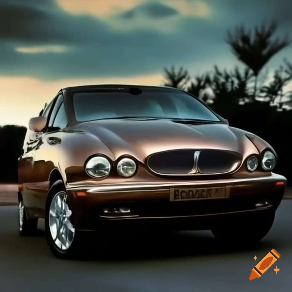 Exterior view of 1999 Jaguar minivan in bronze color
