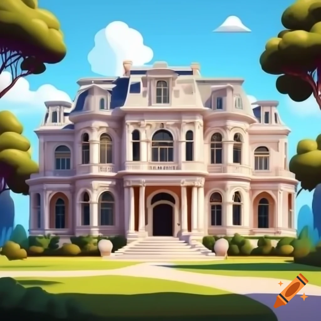 Small marble mansion