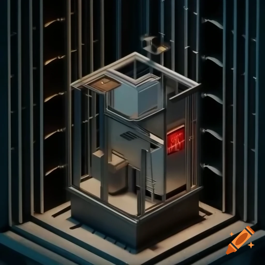 3D metal box with device reflecting signals inside