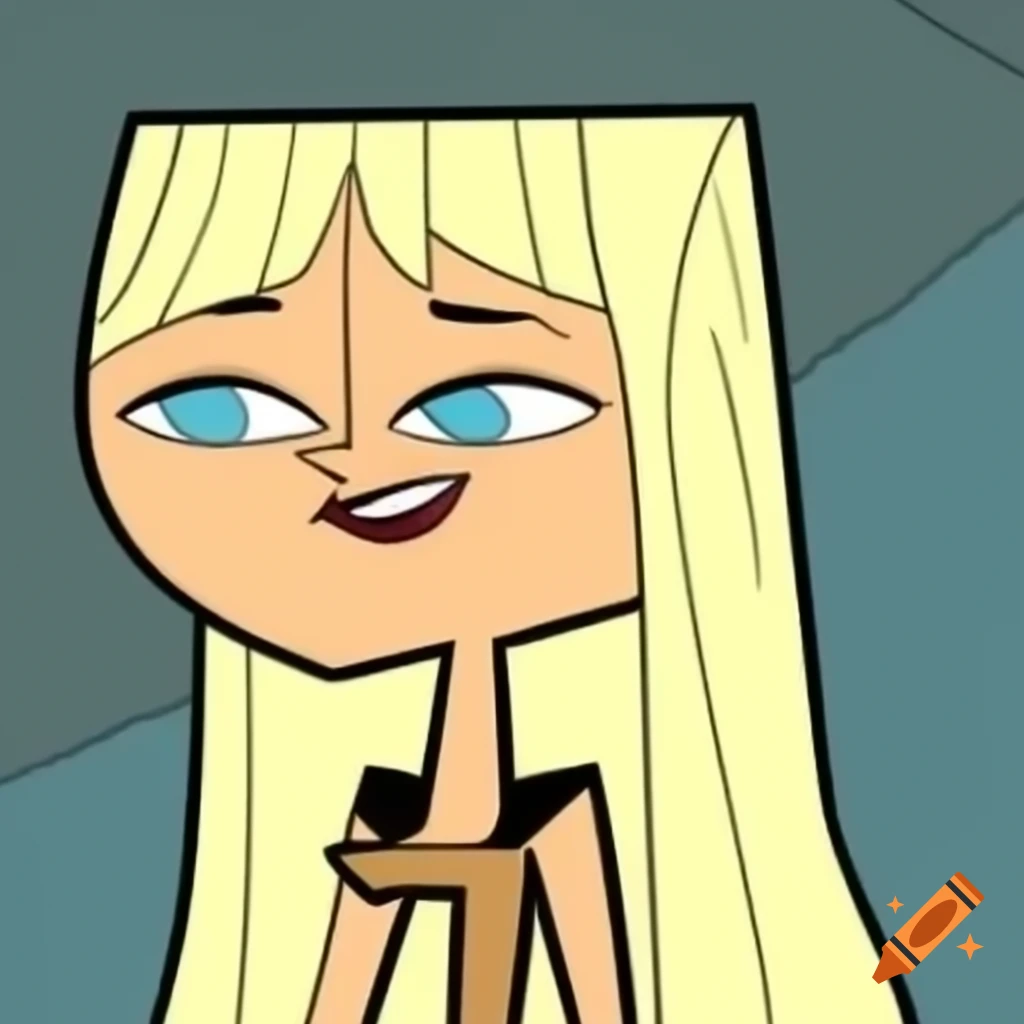 Total R&d Eye Cartoon character from Total Drama Island with blonde hair and blue ...