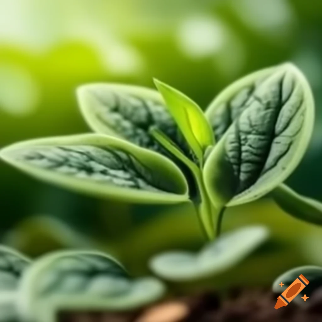 Growing plant, representing nature's resilience
