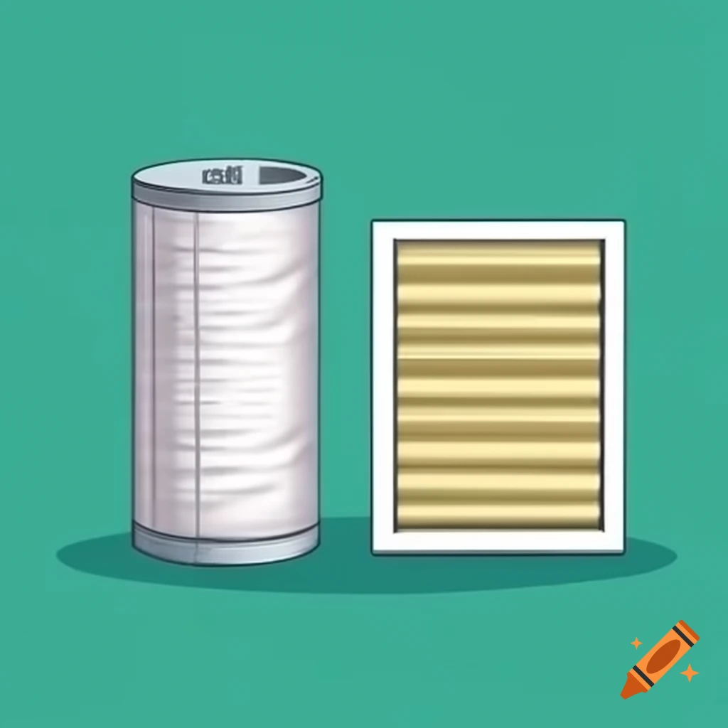 Standard and high-performance air filters displayed together