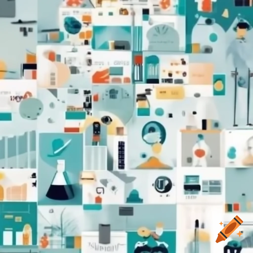 Collage representing the pharmaceutical industry in India