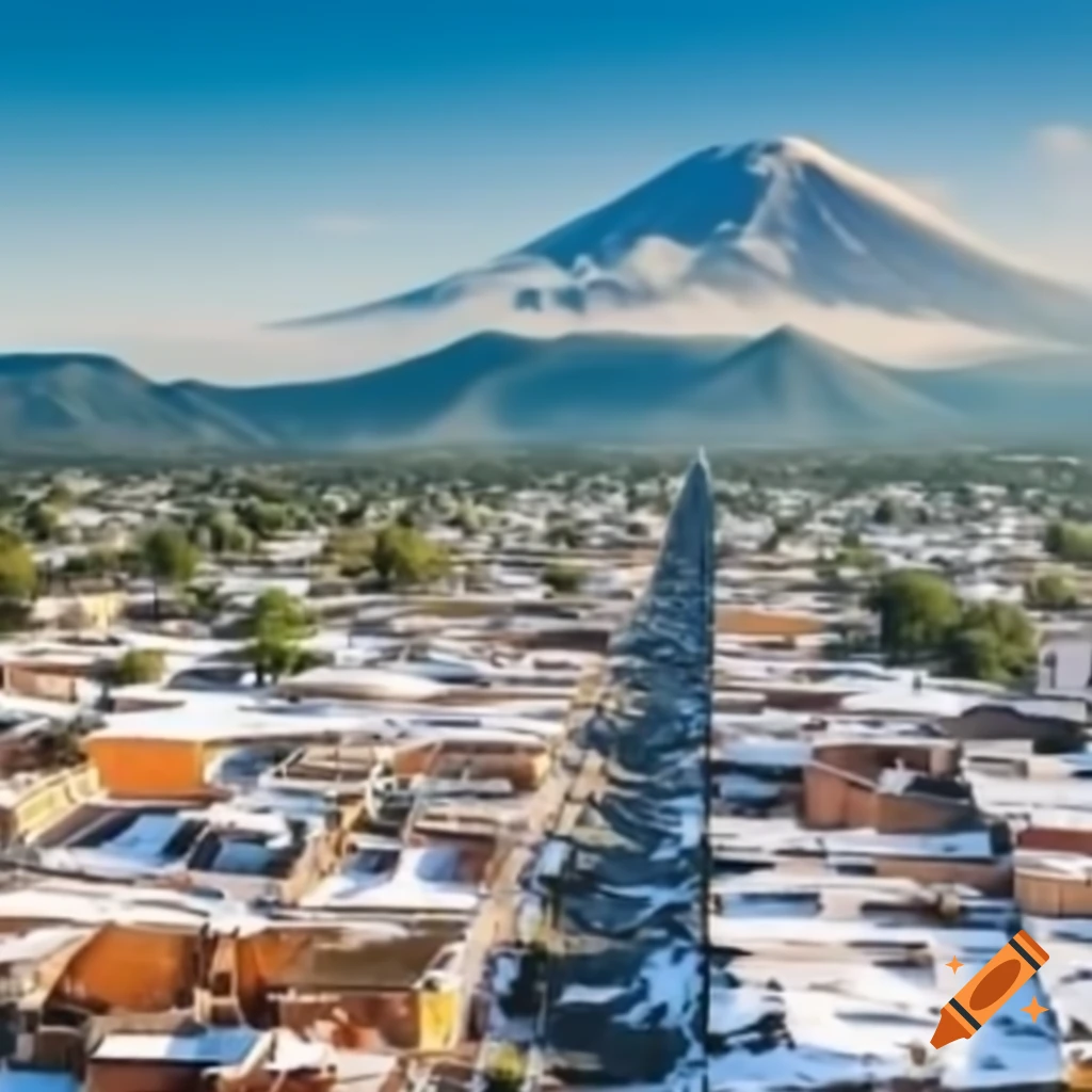 Cuernavaca covered in snow