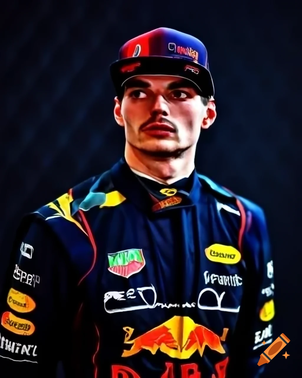 F1 drivers George Russell and Max Verstappen