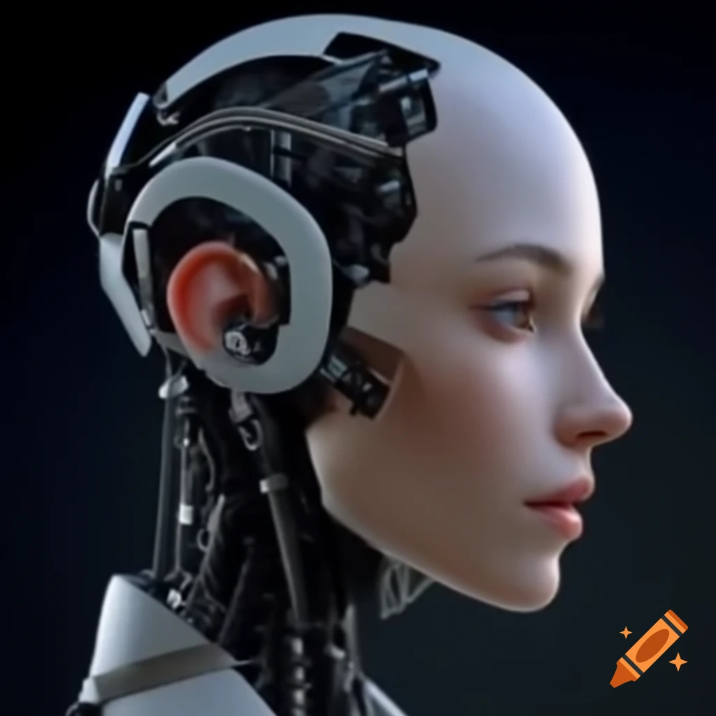 Sophia the robot highlighting hearing aids and super senses for presentation