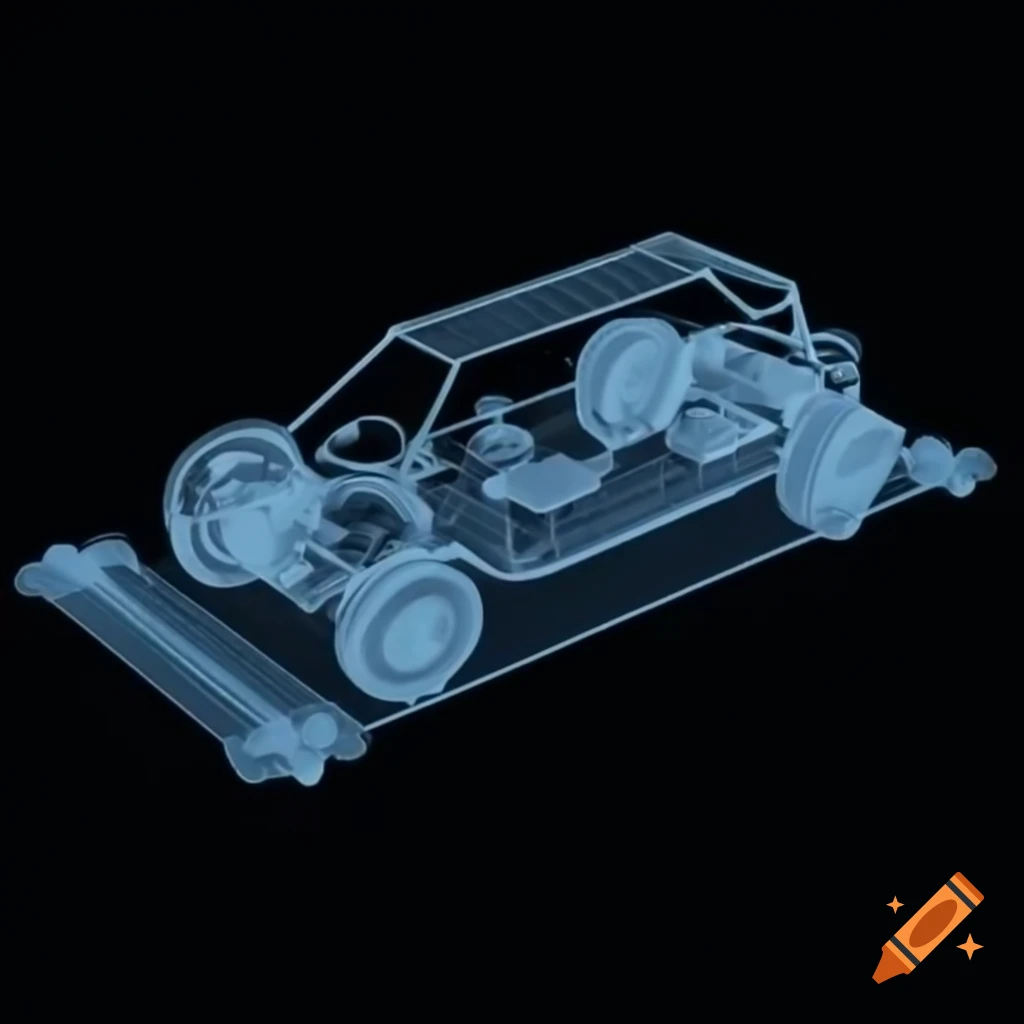 2D blueprint design of a vehicle
