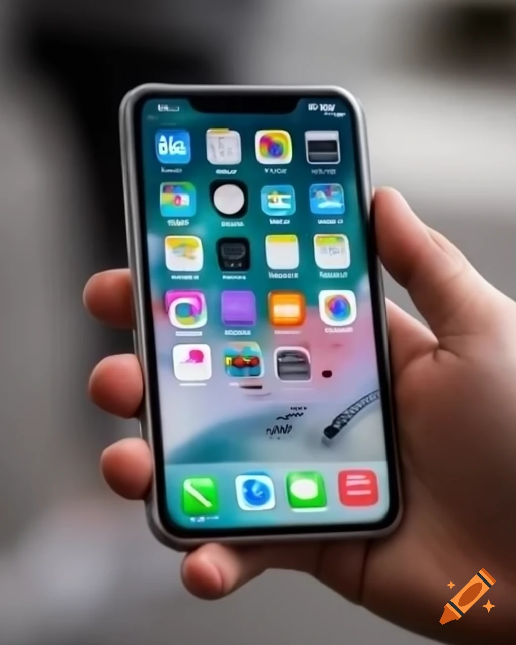 Modern smartphone showcasing sleek design