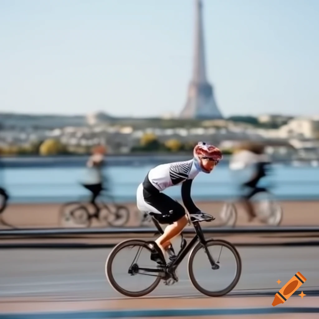 Competitive biking with French Riviera scenery