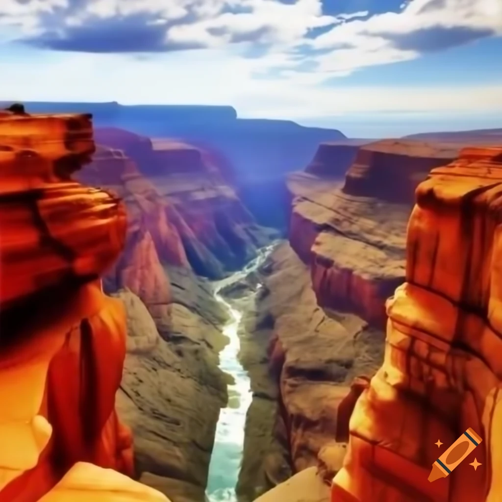 Vast and majestic Grand Canyon landscape