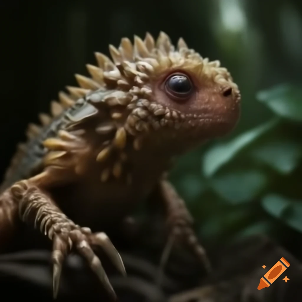 Fantasy wildlife creature with unique features, detailed photography on ...