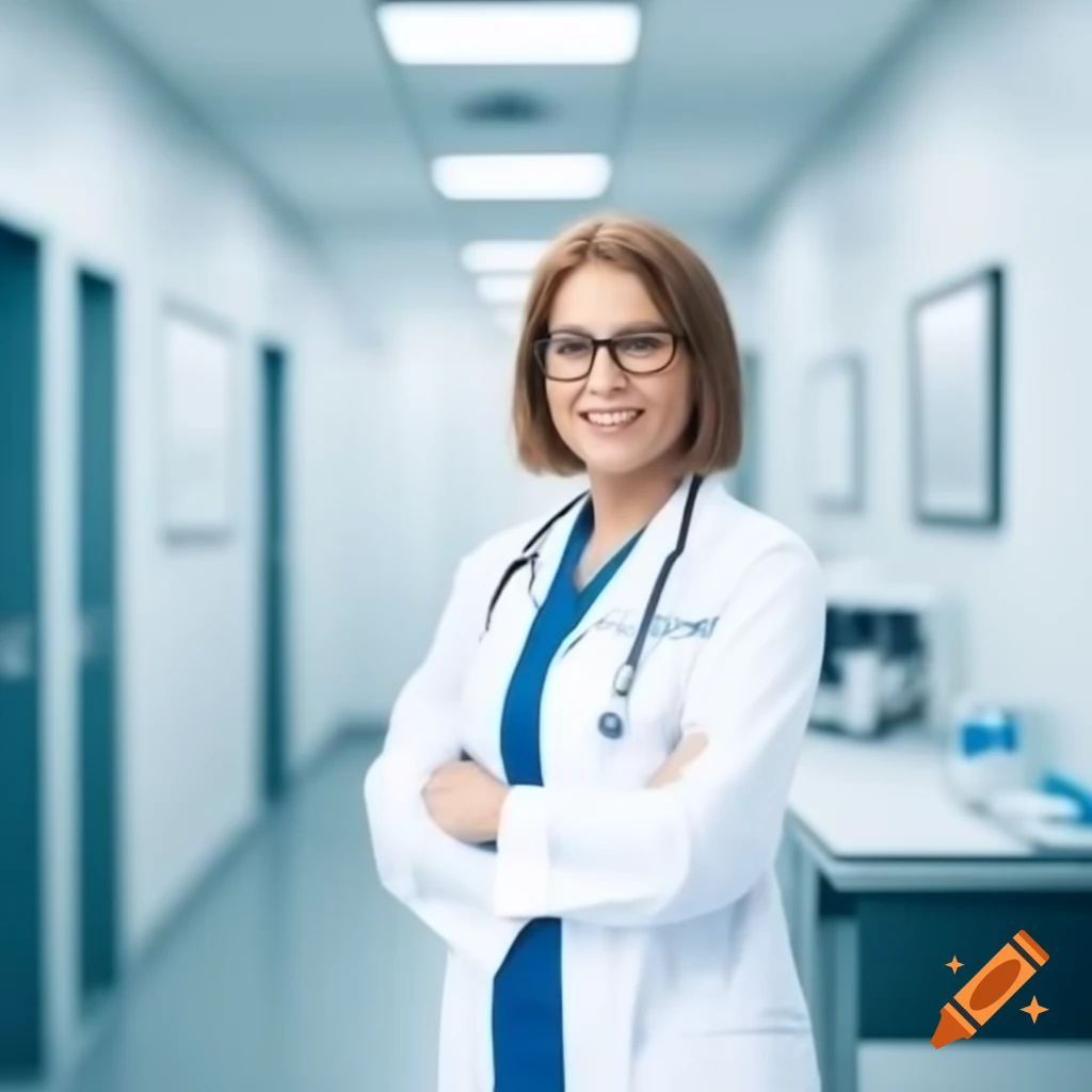 Doctor attending to patients in a clinic setting