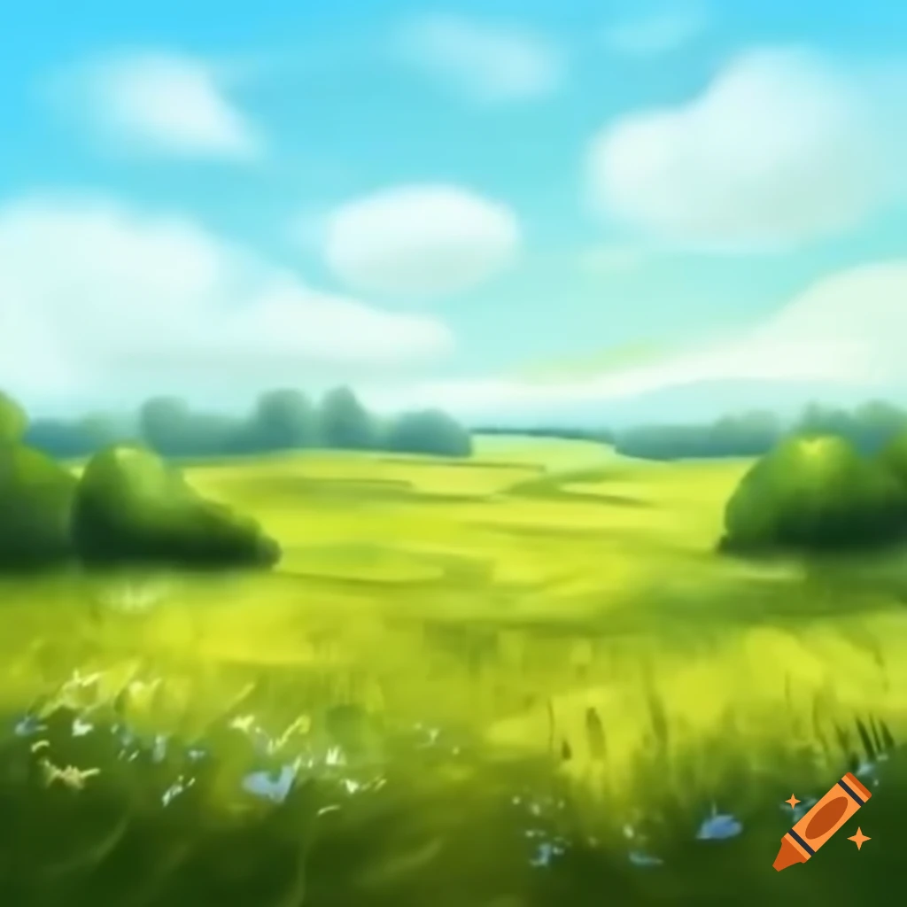 Expansive open grass meadows