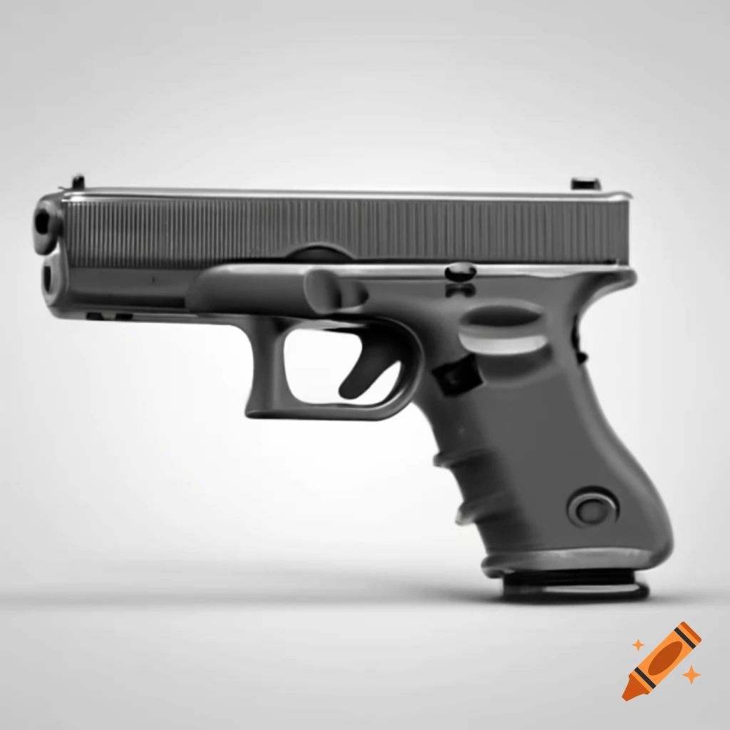 Realistic Glock 45 handgun
