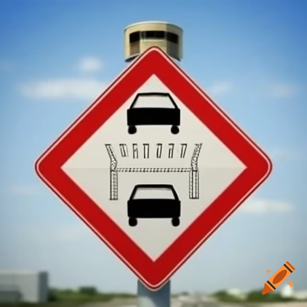 Innovative traffic sign designed for flying cars