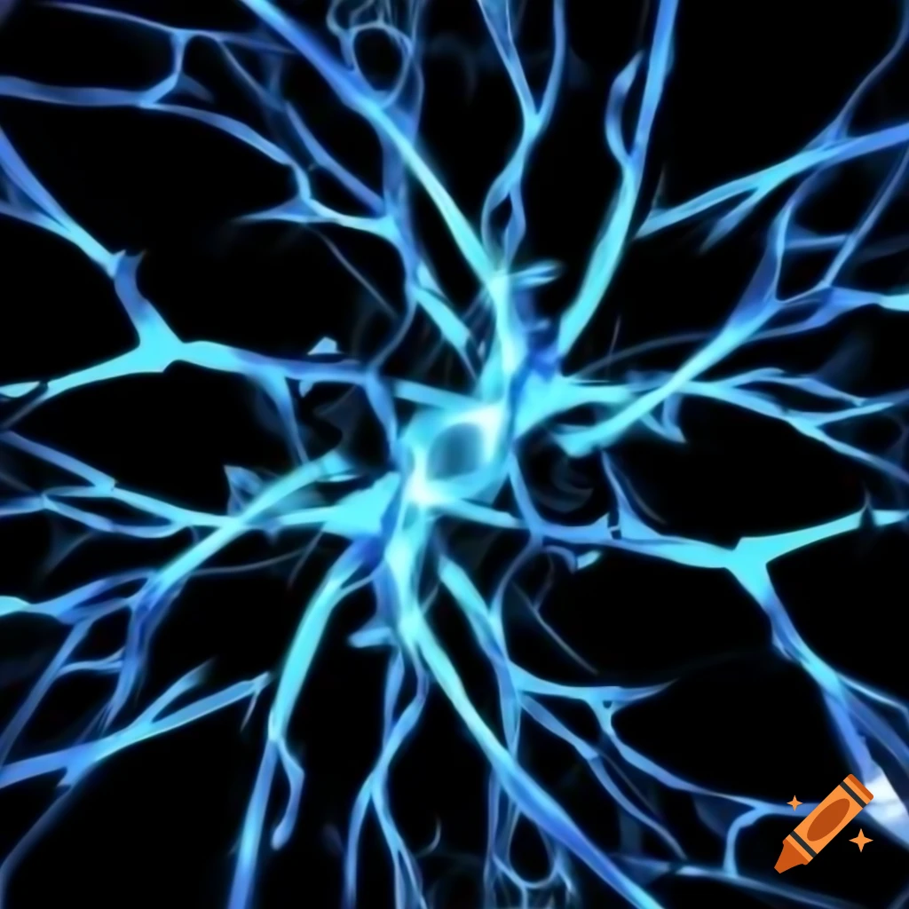 Two neural networks in competition, one creating and one judging, digital art style