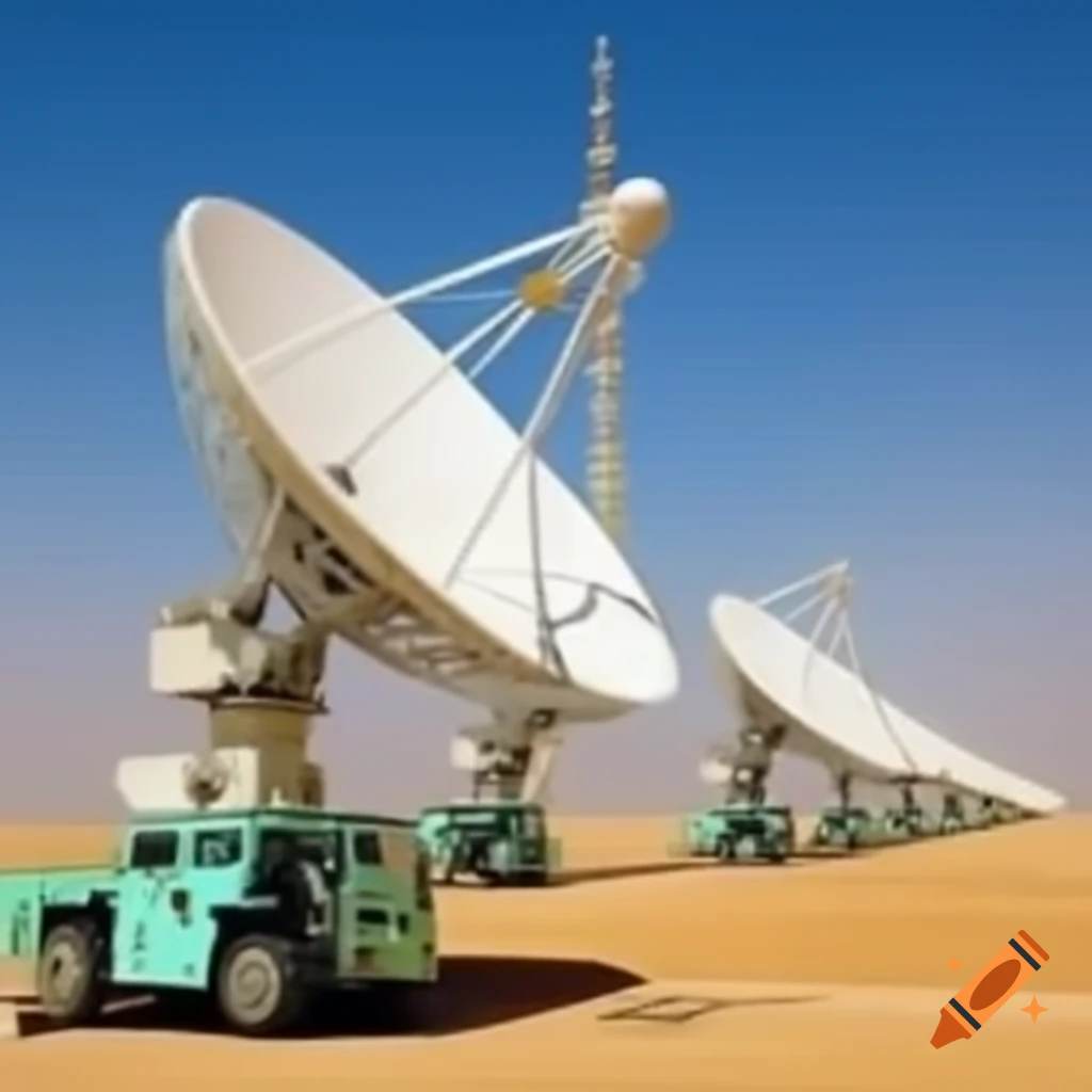 VSAT antenna teleport in Iran
