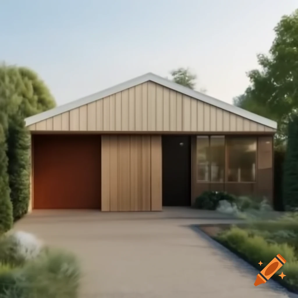 House with garage and garden