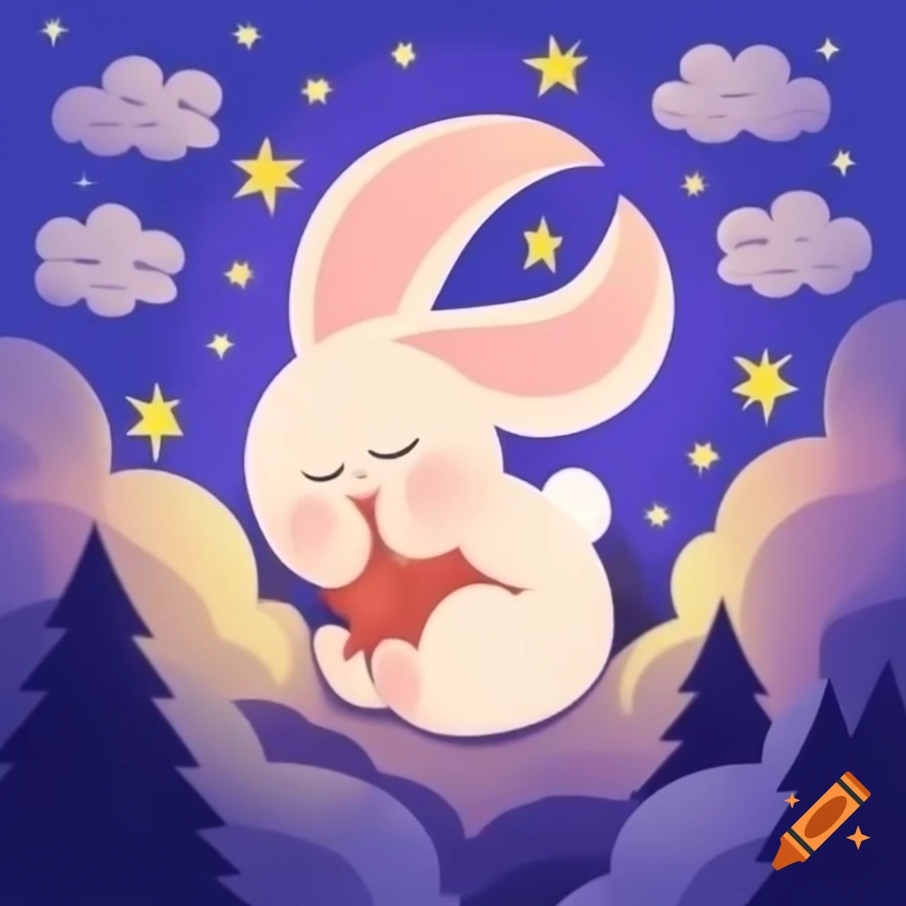 A tiny star named Twinkle yawning high above the clouds