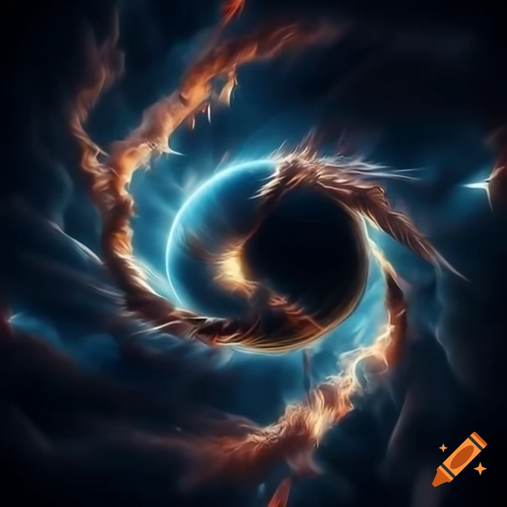 Detailed tapestry of shifting stars in a 3D space storm future
