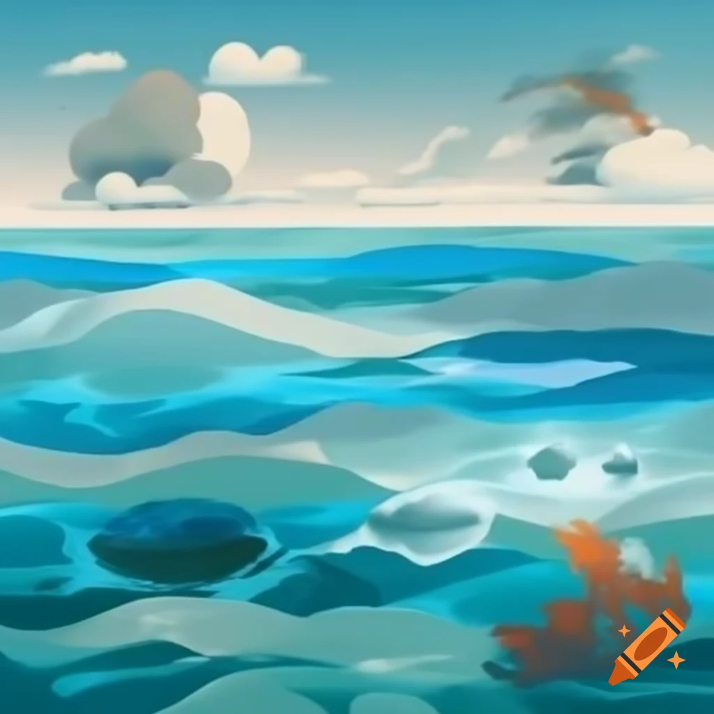 Summer sea atmosphere for graphic design