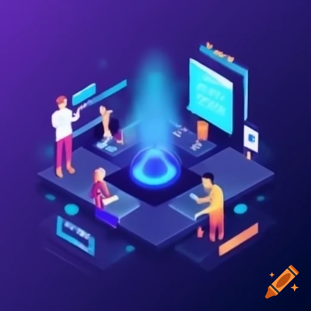 Developers collaborating and sharing code