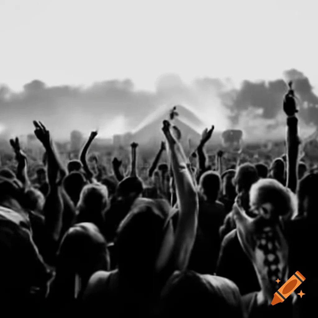 Punk rock festival atmosphere with live performances