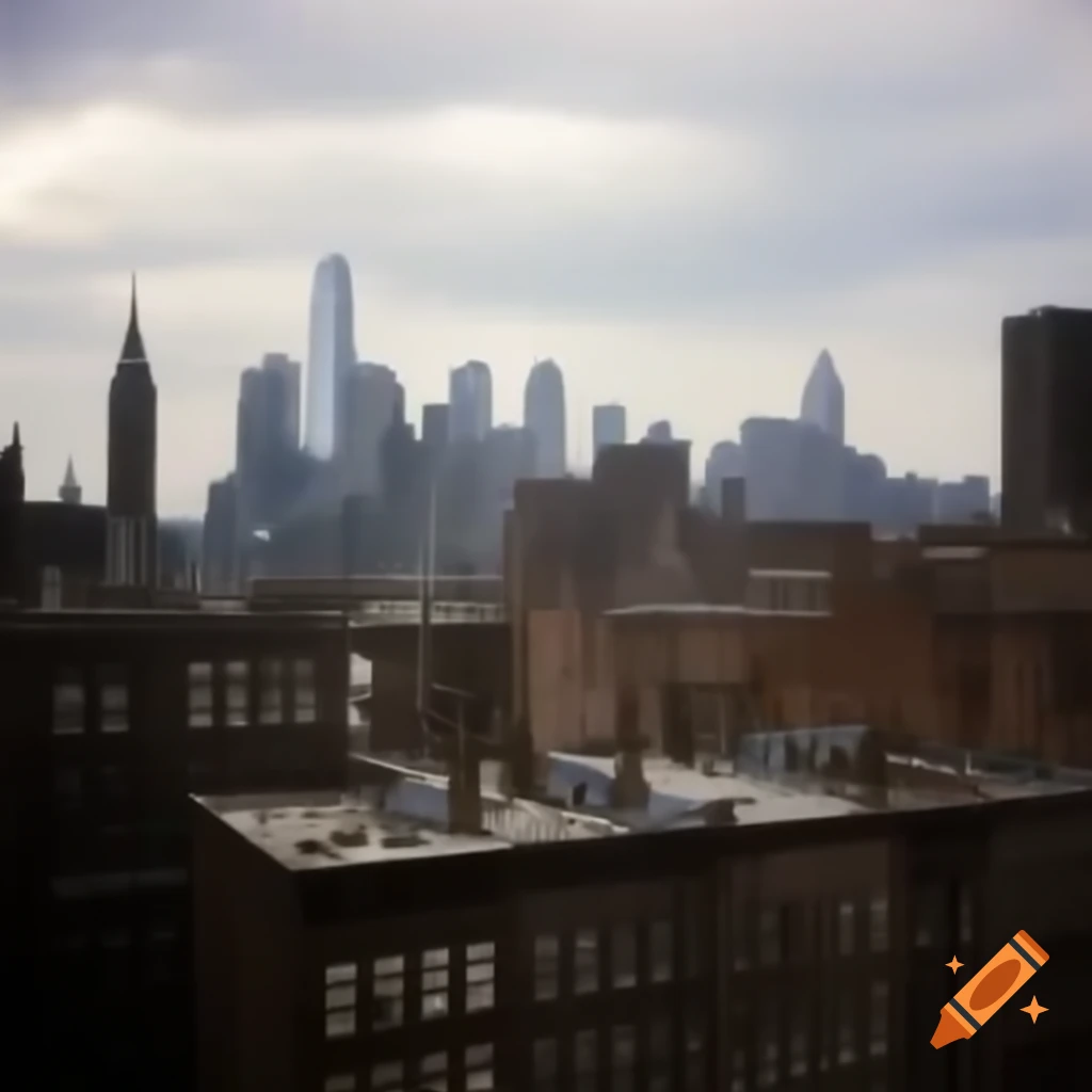 Gotham City skyline during the daytime