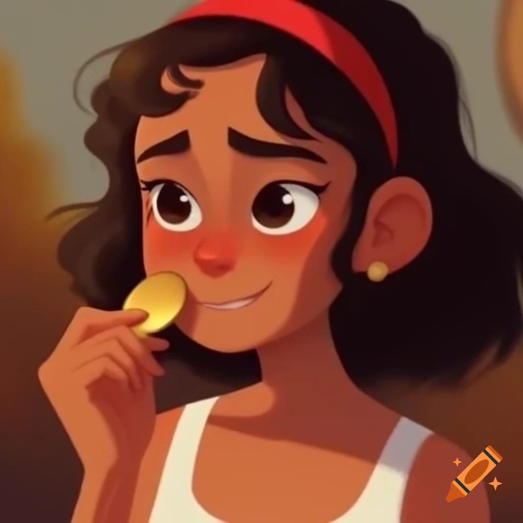 Seventh grade girl smiling with gold medal, filled with joy